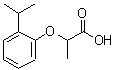structure of CAS# 161790-37-0, 2-(2-Isopropylphenoxy)Propanoic Acid;2-(2-Isopropyl-phenoxy)-propionic acid;2-[2-(methylethyl)phenoxy]propanoic acid;2-[2-(propan-2-yl)phenoxy]propanoic acid