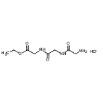 structure of CAS# 16194-06-2, Ethyl Glycylglycylglycinate Hydrochloride (1:1);Ethyl glycylglycylglycinate hydrochloride (1:1);Ethylglycylglycylglycinathydrochlorid (1:1);Glycine, glycylglycyl-, ethyl ester, hydrochloride (1:1)