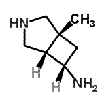 CAS#: 162205-75-6， (1R,5S,6S)-1-Methyl-3-Azabicyclo[3.2.0]Heptan-6-Amine