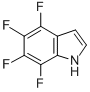 structure of CAS# 16264-67-8, 4,5,6,7-Tetrafluoroindole;1H-Indole, 4,5,6,7-Tetrafluoro-;Zinc00153876