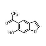 CAS#: 1627-20-9， 1-(6-Hydroxy-1-Benzofuran-5-Yl)Ethanone