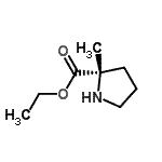 CAS#: 16277-07-9， Ethyl 2-Methyl-L-Prolinate