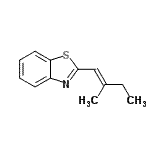 CAS#: 1628-62-2， 2-[(1E)-2-Methyl-1-Buten-1-Yl]-1,3-Benzothiazole