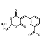CAS#: 16286-25-2， 2,2-Dimethyl-5-(3-Nitrobenzylidene)-1,3-Dioxane-4,6-Dione