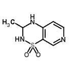 CAS#: 163136-63-8， 3-Methyl-3,4-Dihydro-2H-Pyrido[4,3-e][1,2,4]Thiadiazine 1,1-Dioxide