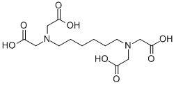structure of CAS# 1633-00-7, 1,6-Diaminohexane-N,N,N',N'-Tetraacetic Acid;2-[6-(Bis(Carboxymethyl)Amino)Hexyl-(Carboxymethyl)Amino]Ethanoic Acid;Hdta