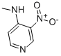 structure of CAS# 1633-41-6, N-Methyl-3-Nitro-4-Pyridinamine;4-(METHYLAMINO)-3-NITROPYRIDINE