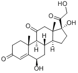 CAS#: 16355-28-5， (6B)-6,17,21-Trihydroxy-Pregn-4-Ene-3,11,20-Trione