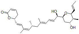 CAS#: 163564-92-9， (6R)-6-[(1E,3Z,5R,7E,9E,11R)-11-Hydroxy-11-[(2S,4R,5S,6S)-4-Hydroxy-5-Methyl-6-[(E)-Prop-1-Enyl]Oxan-2-Yl]-3,5,7-Trimethylundeca-1,3,7,9-Tetraenyl]-5,6-Dihydropyran-2-One