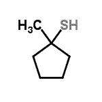 CAS#: 1638-95-5， 1-Methylcyclopentanethiol