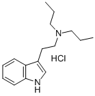 结构式 CAS# 16382-06-2, N,N-二-n-丙基色胺盐酸盐