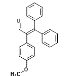 CAS#: 16384-67-1， 2-(4-Methoxyphenyl)-3,3-Diphenylacrylaldehyde