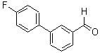 结构式 CAS# 164334-74-1, 4'-氟-[1,1'-联苯]-3-甲醛