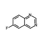 CAS 登录号：16499-44-8， 6-氟喹唑啉