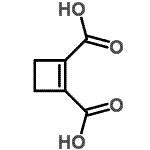 CAS#: 16508-05-7， 1-Cyclobutene-1,2-Dicarboxylic Acid
