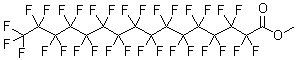 structure of CAS# 165457-57-8, 2,2,3,3,4,4,5,5,6,6,7,7,8,8,9,9,10,10,11,11,12,12,13,13,14,14,15,15,16,16,16-Hentriacontafluoro-Hexadecanoic Acid Methyl Ester;METHYL PERFLUOROHEXADECANOATE