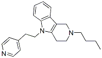 CAS#: 16566-78-2， 2,3,4,5-Tetrahydro-2-Butyl-5-[2-(4-Pyridyl)Ethyl]-1H-Pyrido[4,3-b]Indole