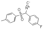 structure of CAS# 165806-95-1, 1-Fluoro-4-[Isocyano[(4-Methylphenyl)Sulfonyl]Methyl]-Benzene;Alpha-(P-Toluenesulfonyl)-4-Fluorobenzylisonitrile