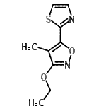 CAS#: 166180-75-2， 3-Ethoxy-4-Methyl-5-(1,3-Thiazol-2-Yl)-1,2-Oxazole