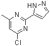 CAS#: 166197-06-4， 4-Chloro-6-Methyl-2-(1H-Pyrazol-5-Yl)Pyrimidine