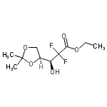 CAS#: 166376-97-2， Ethyl 2-Deoxy-2,2-Difluoro-4,5-O-Isopropylidene-L-Erythro-Pentonate