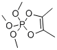 structure of CAS# 1665-79-8, 2,2,2-Trimethoxy-4,5-Dimethyl-1,3-Dioxaphospholene;2,2,2-Trimethoxy-4,5-Dimethyl-1,3-Dioxaphospholene;1,3,2-Dioxaphosphole, 2,2-Dihydro-2,2,2-Trimethoxy-4,5-Dimethyl-;Nsc270090
