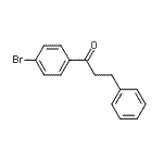 结构式 CAS# 1669-51-8, 1-(4-溴苯基)-3-苯基-1-丙酮