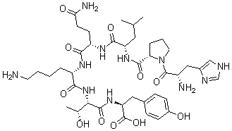 CAS#: 167095-71-8， L-Histidyl-L-Prolyl-L-Leucyl-L-Glutaminyl-L-Lysyl-L-Threonyl-L-Tyrosine