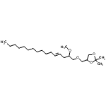 CAS#: 16725-40-9， 4-({[(4E)-2-Methoxy-4-Hexadecen-1-Yl]Oxy}Methyl)-2,2-Dimethyl-1,3-Dioxolane