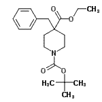 CAS#: 167263-10-7， 4-Ethyl 1-(2-Methyl-2-Propanyl) 4-Benzyl-1,4-Piperidinedicarboxylate