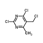 CAS#: 16768-43-7， 2,4-Dichloro-5-(Chloromethyl)-6-Methylpyrimidine