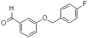 structure of CAS# 168084-96-6, 3-[(4-Fluorobenzyl)Oxy]Benzaldehyde;3-(4-Fluoro-benzyloxy)-benzaldehyde;3-[(4-fluorophenyl)methoxy]benzaldehyde;BAS 09877398