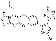 CAS#: 168153-01-3， 6-[[4-[5-Bromo-3-(2H-Tetrazol-5-Yl)Furan-2-Yl]Phenyl]Methyl]-7-Propyl-1H-[1,2,4]Triazolo[1,5-a]Pyrimidin-5-One