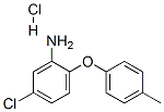 结构式 CAS# 16824-48-9, 5-氯-2-(4-甲基苯氧基)苯胺盐酸盐