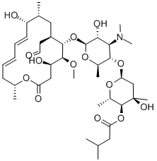 结构式 CAS# 16846-34-7, 交沙霉素H-5