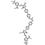 CAS#: 16894-31-8， 2-[[1-[4-[4-[[4-[4-[4-(2-Carboxy-4-Sulfo-Phenyl)Azo-3-Methyl-5-Oxo-4H-Pyrazol-1-Yl]Phenyl]Phenyl]Carbamoylamino]Phenyl]Phenyl]-3-Methyl-5-Oxo-4H-Pyrazol-4-Yl]Azo]-5-Sulfo-Benzoic Acid