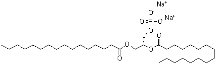 structure of CAS# 169051-60-9, Disodium (2R)-2,3-Bis(Palmitoyloxy)Propyl Phosphate;1,2-Dipalmitoyl-sn-glycero-3-phosphate monosodium salt;1,2-Dipalmitoyl-sn-glycero-3-phosphate sodium salt;3-sn-Phosphatidic acid, 1,2-dipalmitoyl monosodium salt