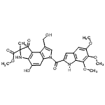 CAS#: 169181-35-5， Methyl 4-Hydroxy-8-(Hydroxymethyl)-2-Methyl-1-Oxo-6-[(5,6,7-Trimethoxy-1H-Indol-2-Yl)Carbonyl]-1,2,3,6-Tetrahydropyrrolo[3,2-e]Indole-2-Carboxylate