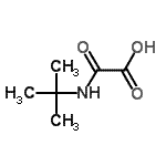 结构式 CAS# 169772-25-2, [(2-甲基-2-丙基)氨基](氧代)乙酸