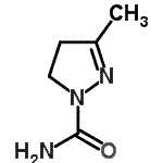 CAS#: 17014-30-1， 3-Methyl-4,5-Dihydro-1H-Pyrazole-1-Carboxamide