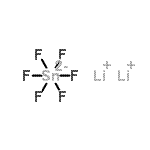 structure of CAS# 17029-16-2, Dilithium Hexafluorostannate;Lithium hexafluorostannate(IV);Lithium hexafluorostannate(IV) 98%;MFCD00058771
