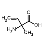 CAS#: 17036-77-0， 2-Amino-2-Methyl-3-Butenoic Acid