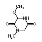 CAS#: 170376-80-4， 3-Methoxy-1-Methyl-2,5-Piperazinedione
