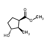 CAS#: 170422-90-9， Methyl (1R,2R,3R)-3-Hydroxy-2-Methylcyclopentanecarboxylate