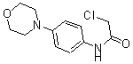 structure of CAS# 170655-46-6, 2-Chloro-N-[4-(4-Morpholinyl)Phenyl]-Acetamide;2-Chloro-N-(4-Morpholinophenyl)Acetamide;2-Chloro-N-(4-Morpholin-4-Ylphenyl)Ethanamide;2-Chloro-N-(4-Morpholin-4-Yl-Phenyl)-Acetamide