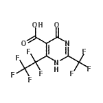 CAS#: 170865-76-6， 4-Oxo-6-(Pentafluoroethyl)-2-(Trifluoromethyl)-1,4-Dihydro-5-Pyrimidinecarboxylic Acid