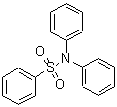 结构式 CAS# 1709-51-9, N,N-二苯基苯磺酰胺