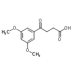structure of CAS# 17103-70-7, 4-(3,5-Dimethoxyphenyl)-4-Oxobutanoic Acid;4-(3,5-Dimethoxyphenyl)-4-oxobutyric acid