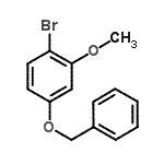 结构式 CAS# 171768-67-5, 4-(苄氧基)-1-溴-2-甲氧基苯