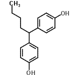 CAS#: 17181-62-3， 4,4'-(1,1-Pentanediyl)Diphenol